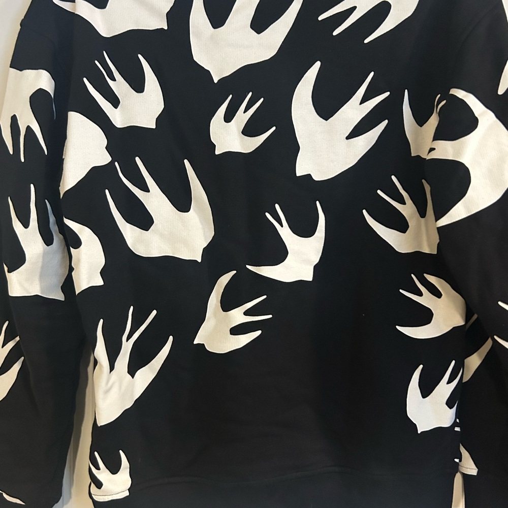 McQ Alexander McQueen Birds Collection sweatshirt, size small men’s